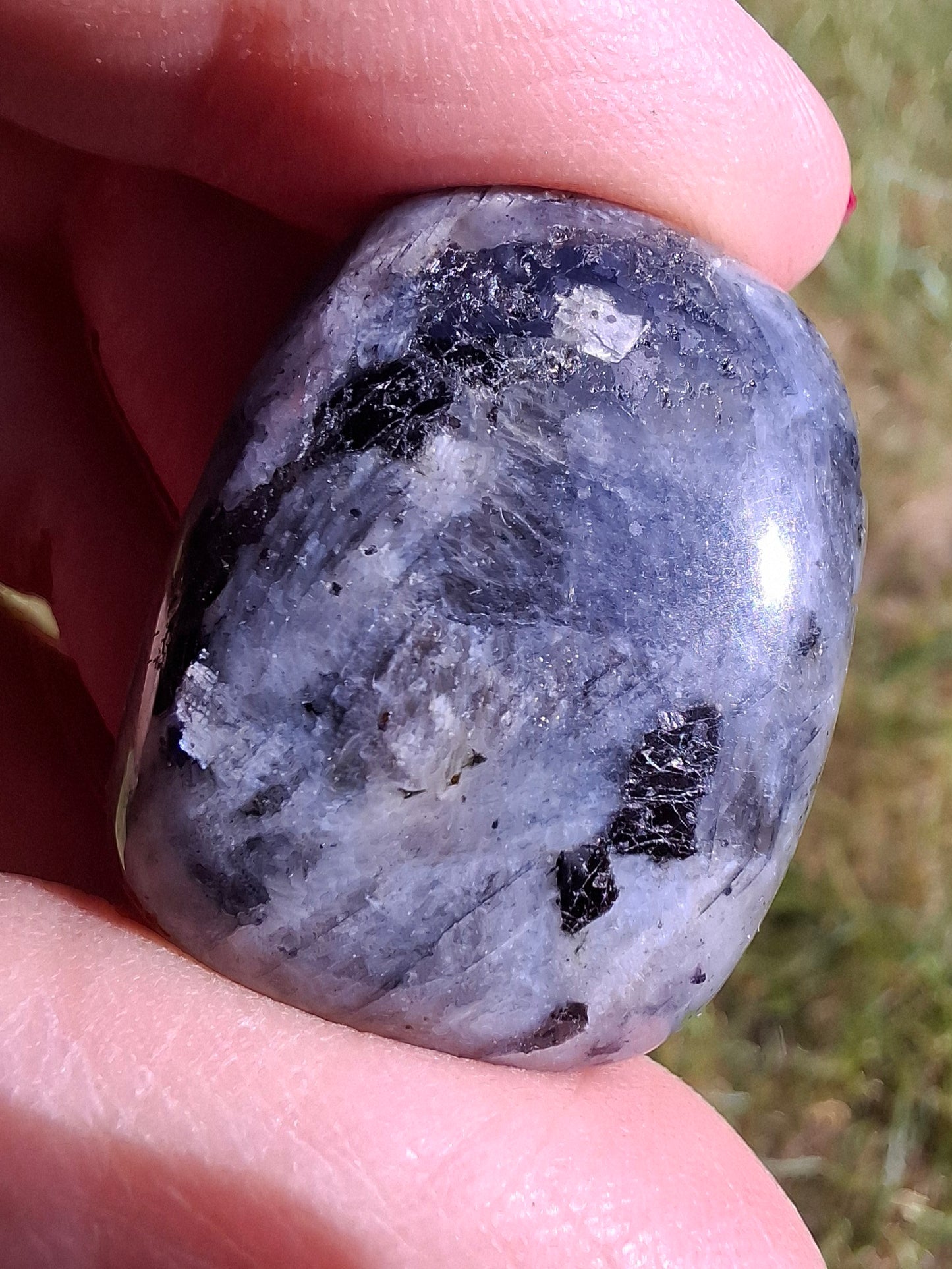 Larvikite, Tumble Stone, Crystal (Ref: T126)