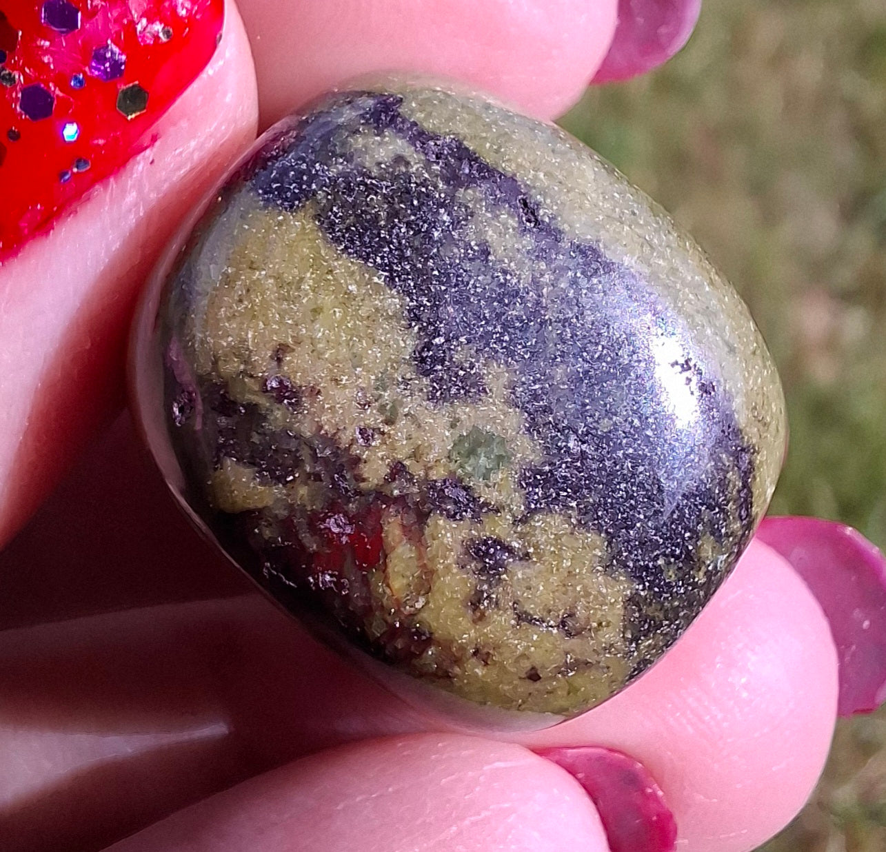 Dragons Blood Jasper, Tumble Stone, Crystal (T111)