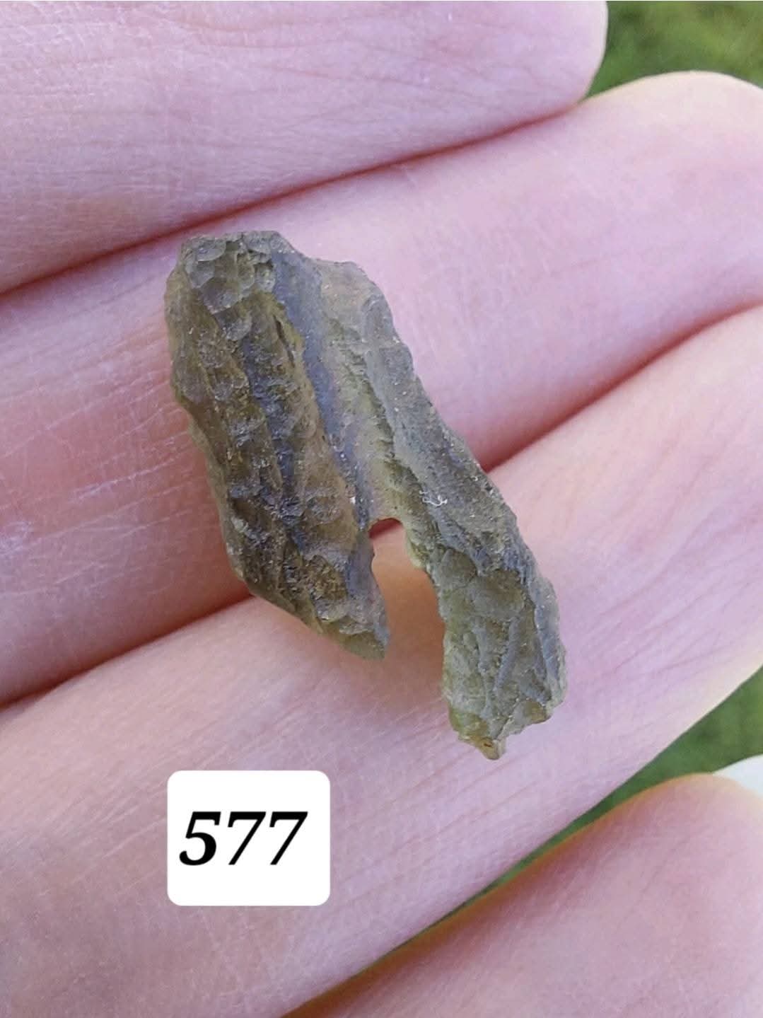 Moldavite Piece, 1.09g, Tektite (Ref: 577)