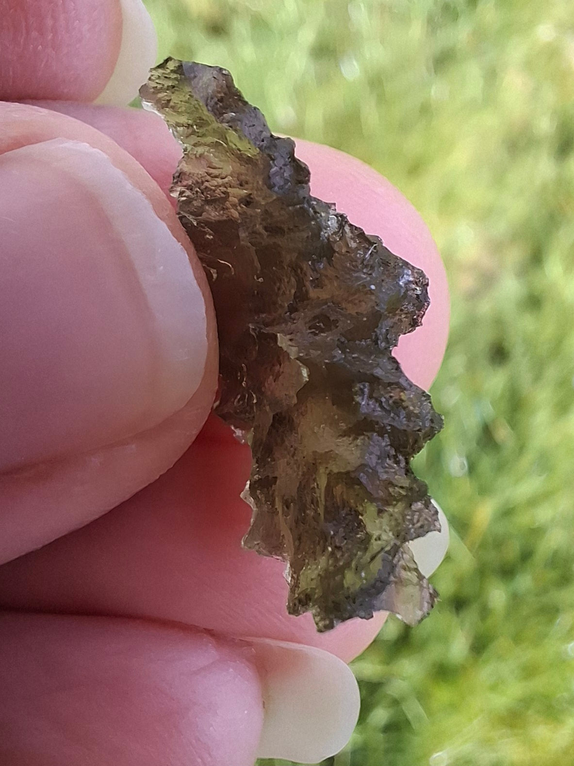 Moldavite Piece, JEZKOVNA BESEDNICE, 1.32g, Tektite (Ref: 1280)