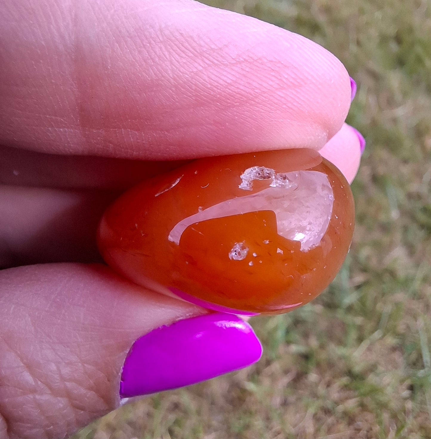 Carnelian, Tumble Stone, Crystal (Ref: T65)