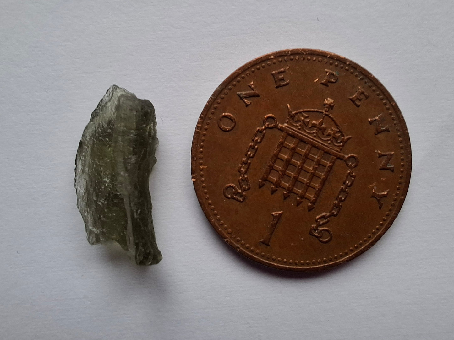 Moldavite Piece, 0.49g, Tektite (Ref: 1452)