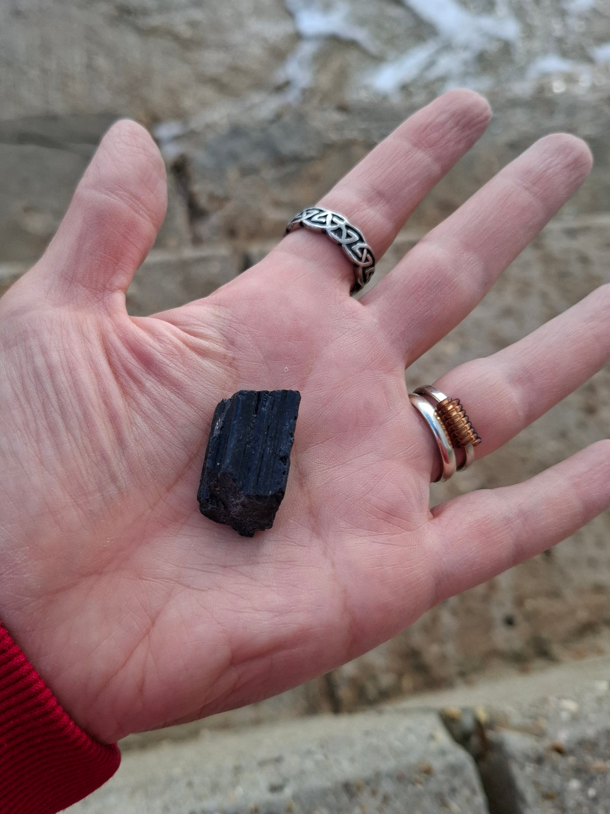 Black Tourmaline RAW, 12.40g, Crystal (Ref: RBT2)