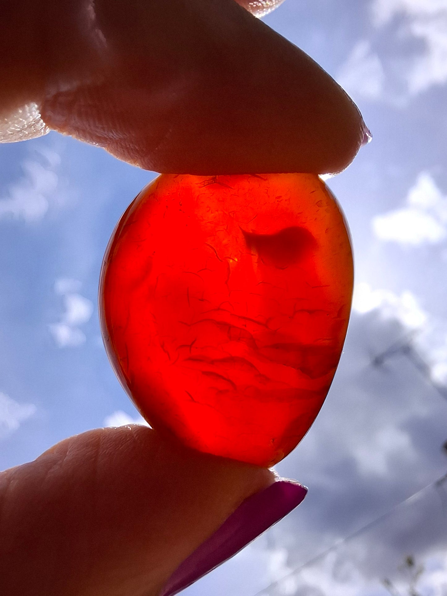 Carnelian, Tumble Stone, Crystal (Ref: T67)