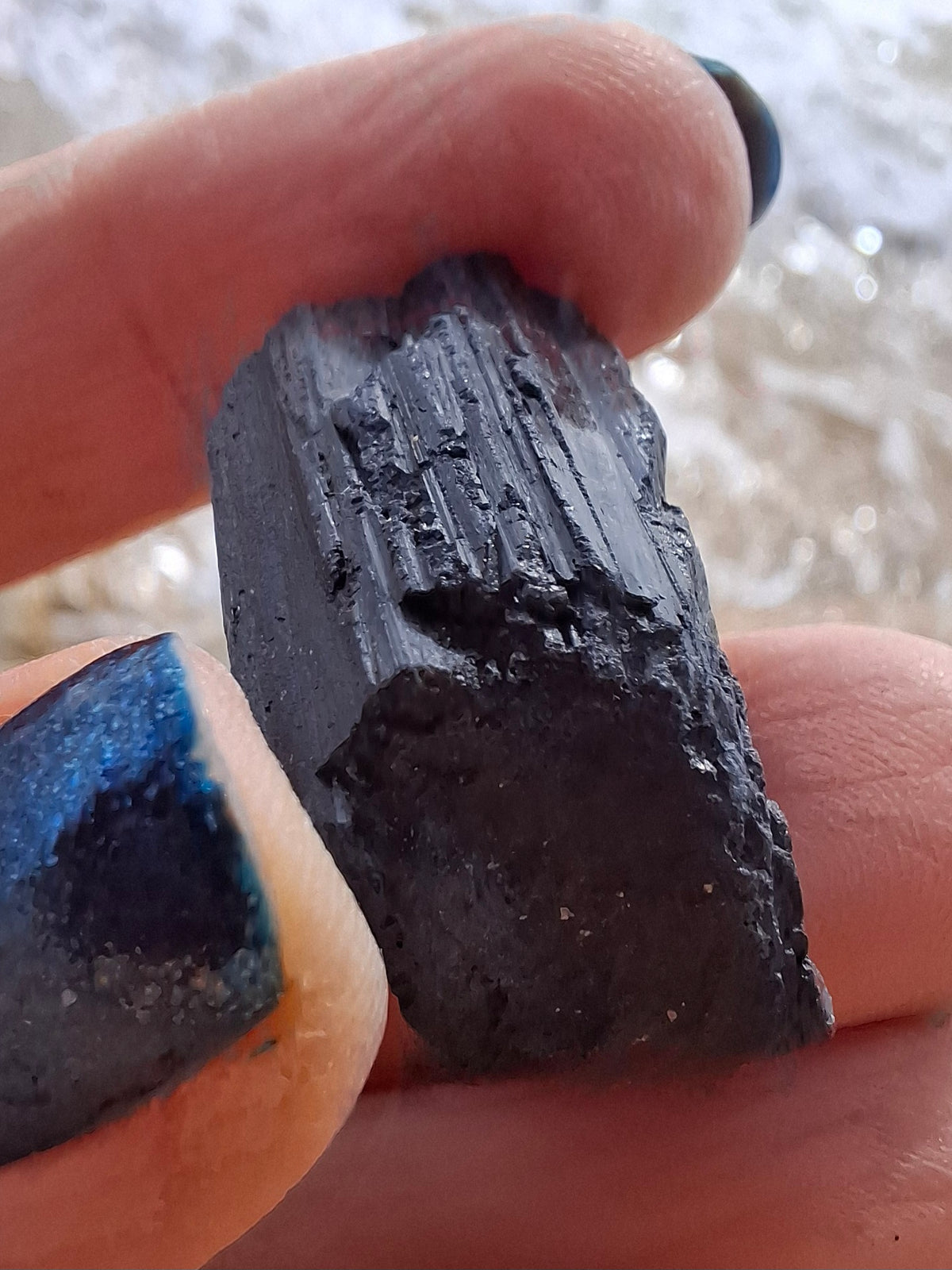 Black Tourmaline RAW, 12.40g, Crystal (Ref: RBT2)