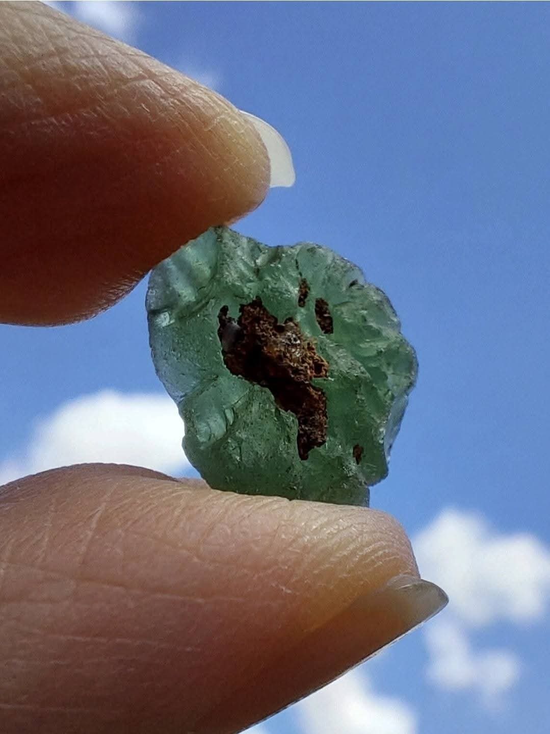 Moldavite Piece, 1.40g, Tektite (Ref: E219)