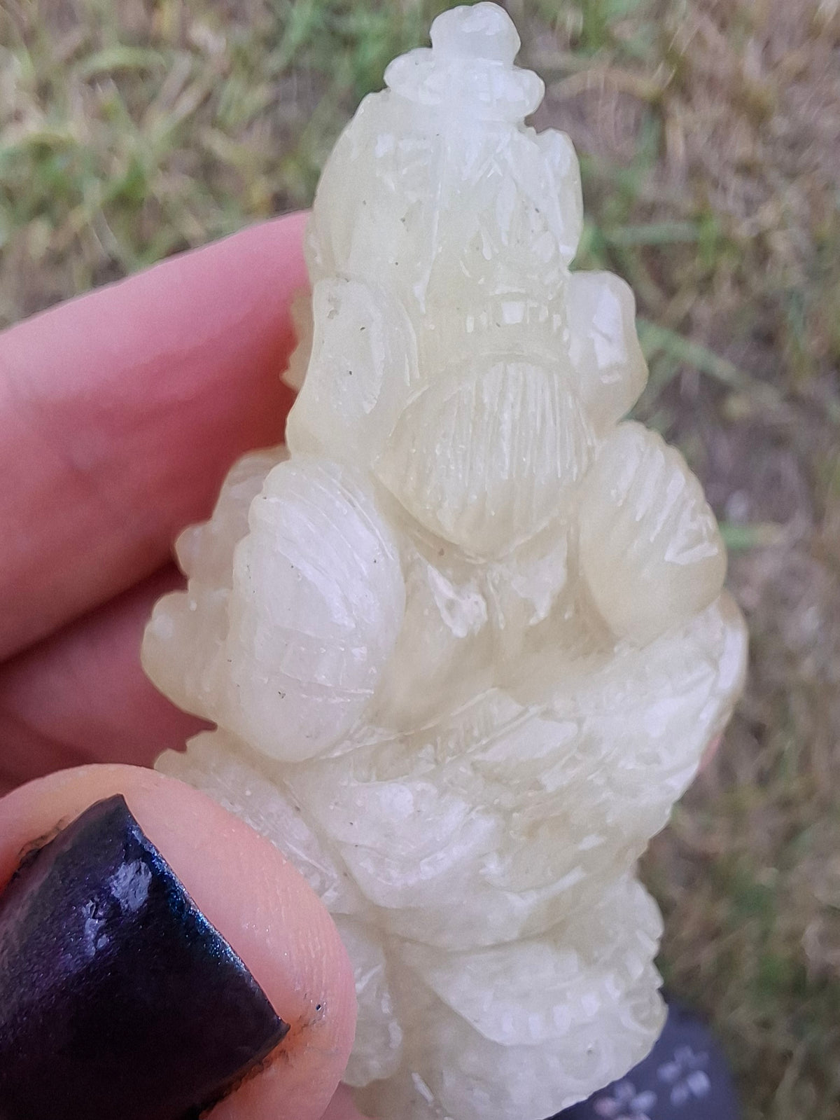 Libyan Desert Glass GANESHA craving, 31.21g, Tektite (Ref: Ganesha2)