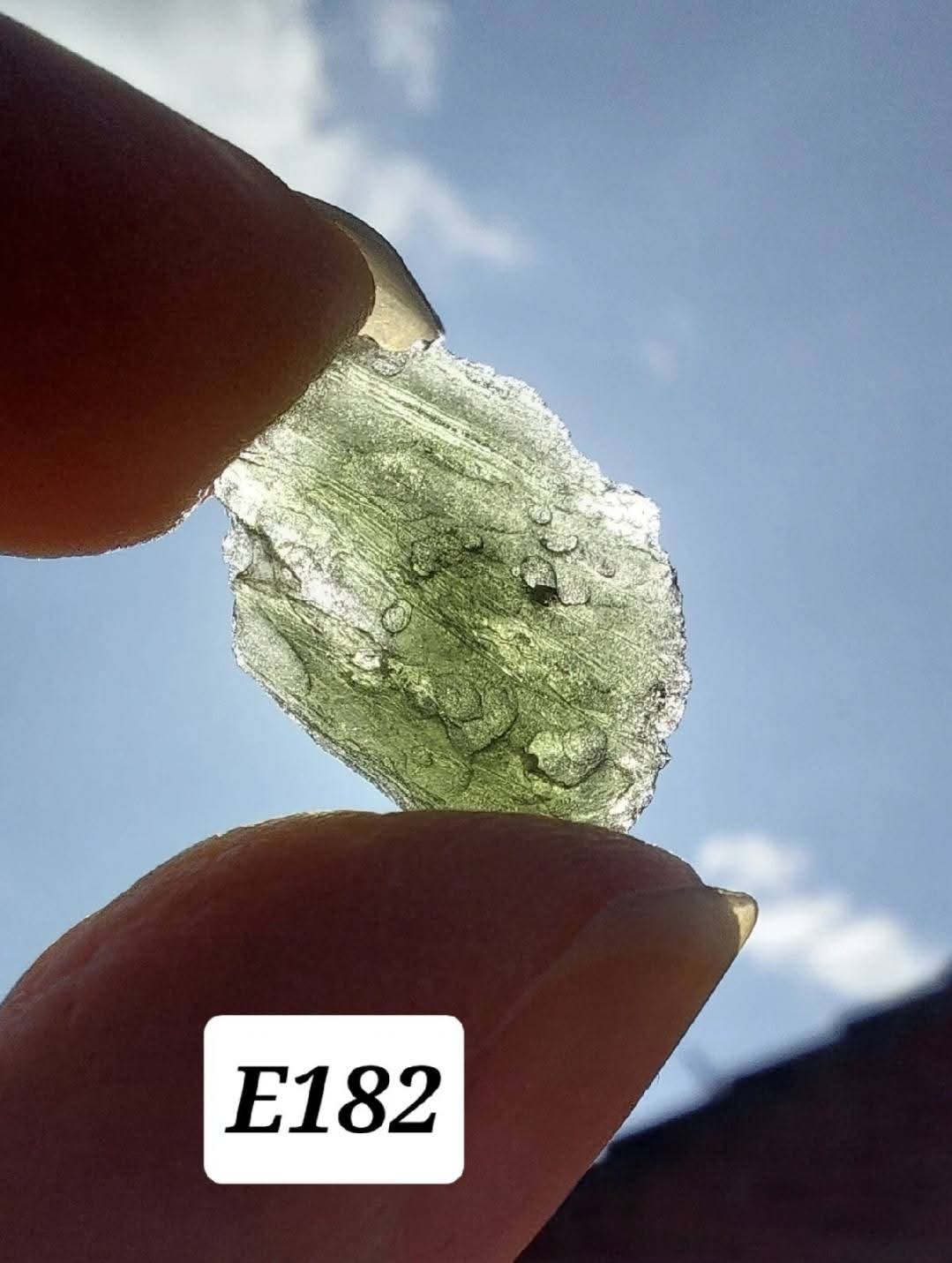 Moldavite Piece, 1.05g, Tektite (Ref: E182)
