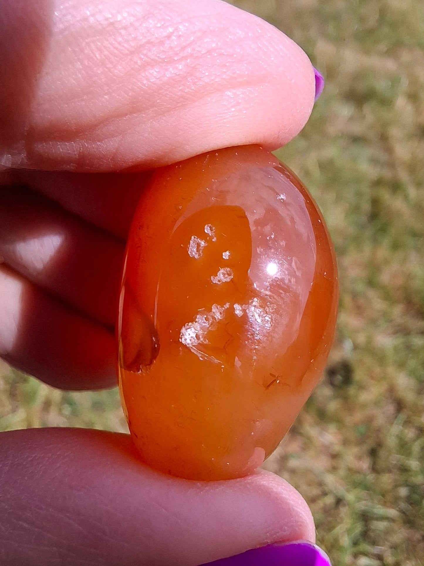 Carnelian, Tumble Stone, Crystal (Ref: T65)