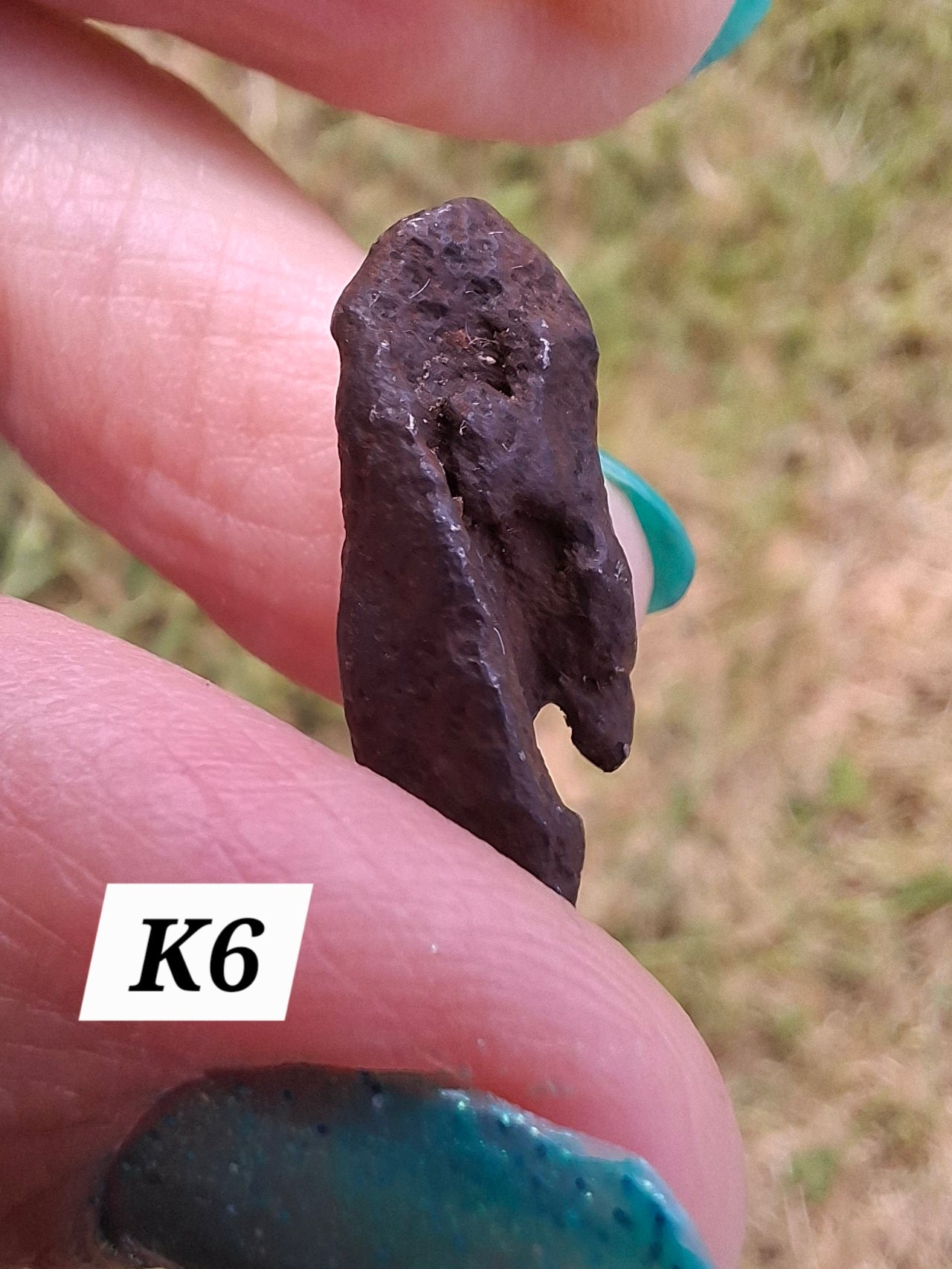 Gebel Kamil Iron Meteorite, 6.38g (Ref: K6)