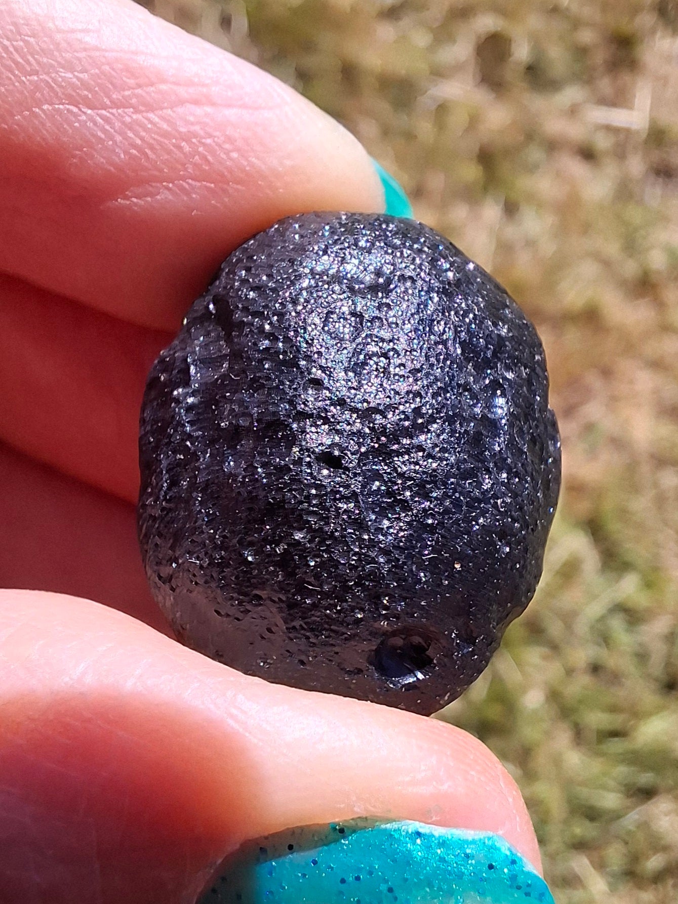 Philippinite (Rizalite), 11.42g, Tektite