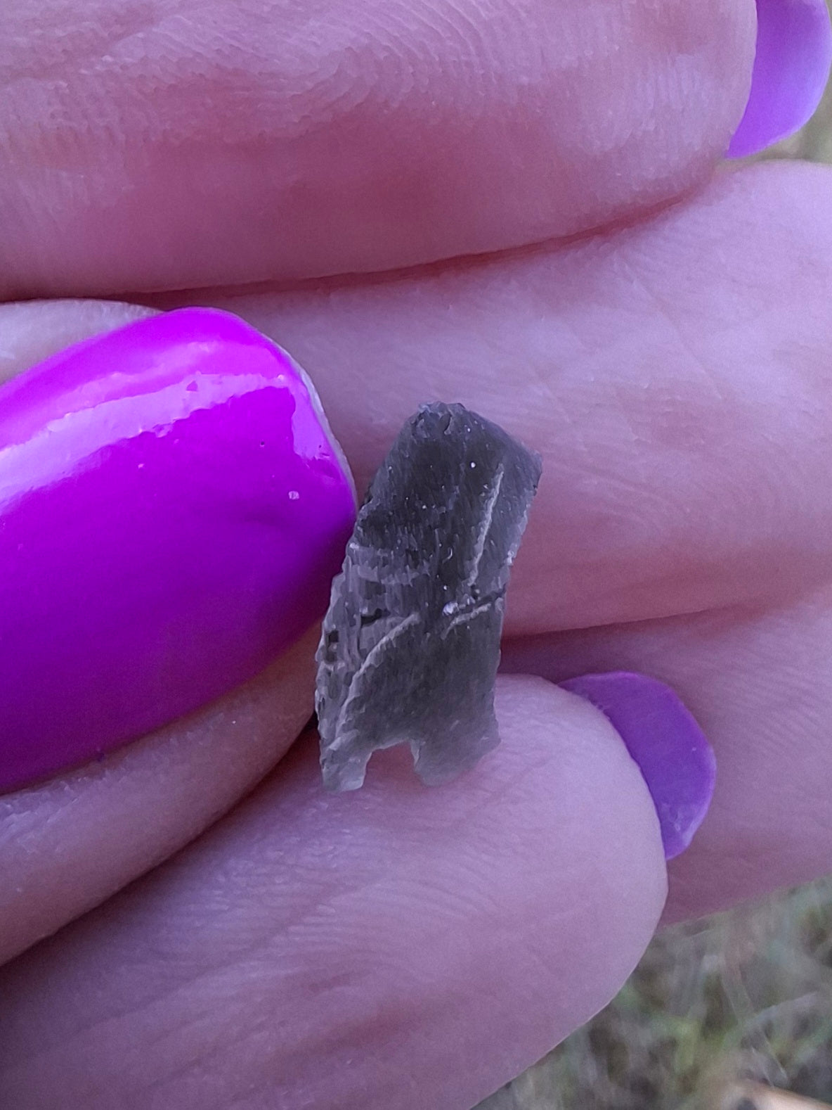 Moldavite Piece, 0.45g, Tektite (Ref: 1444)