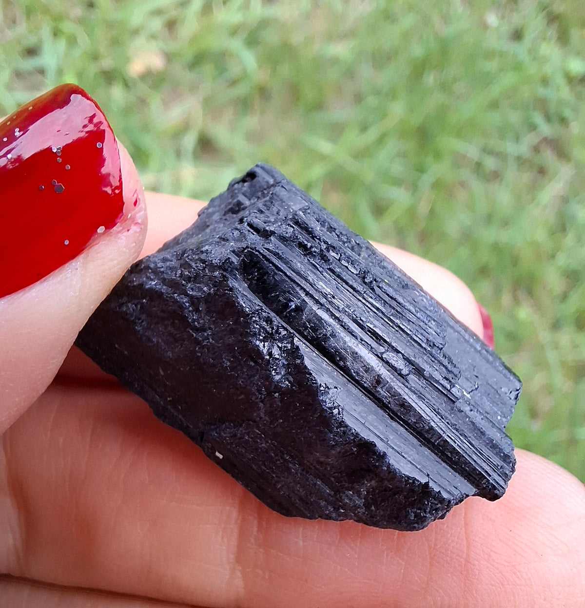 Black Tourmaline RAW, 12.40g, Crystal (Ref: RBT2)