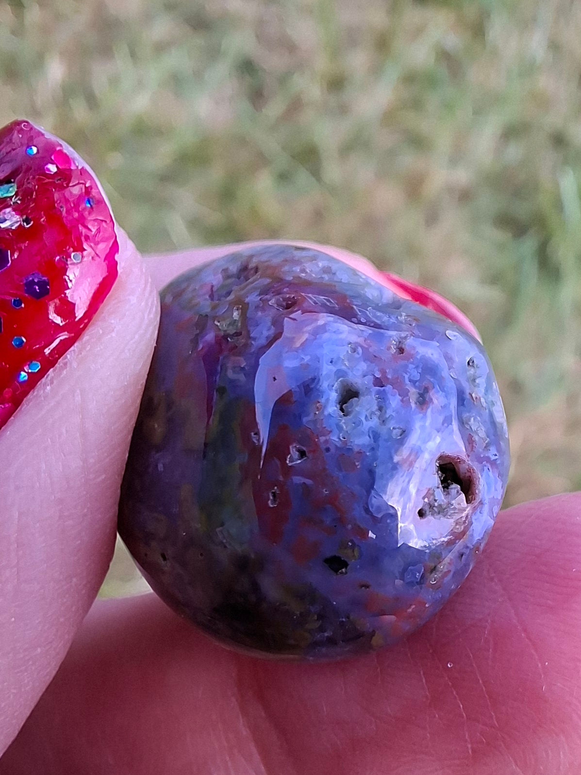 Ocean Jasper, Tumble Stone, Crystal (Ref: T201)