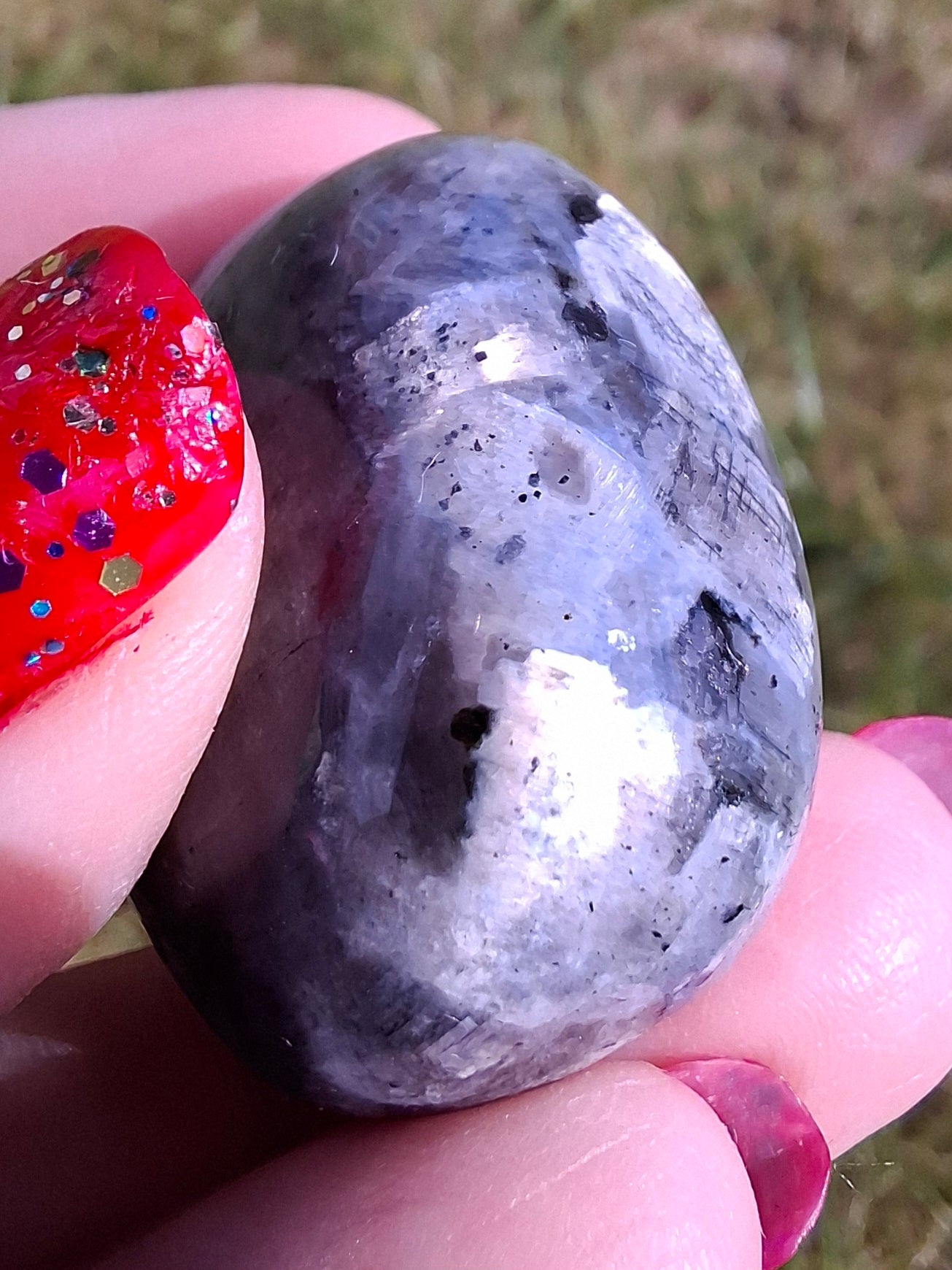 Larvikite, Tumble Stone, Crystal (Ref: T125)