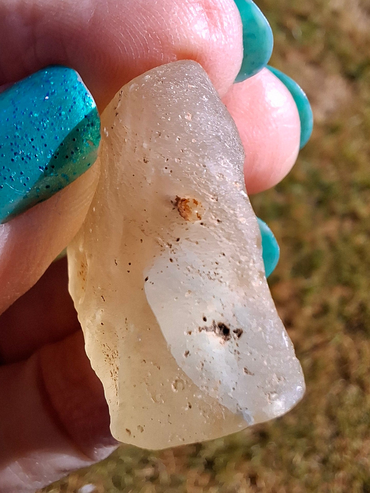 Libyan Desert Glass Piece, 12.30g, Tektite