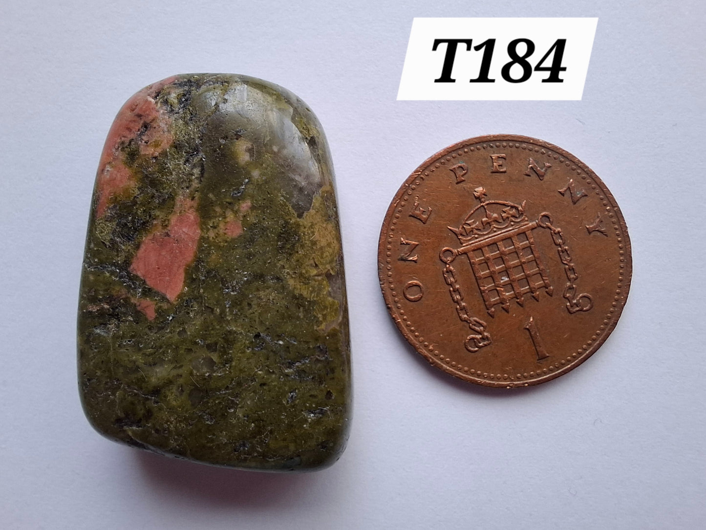 Unakite, Tumble Stone, Crystal (Ref: T184)