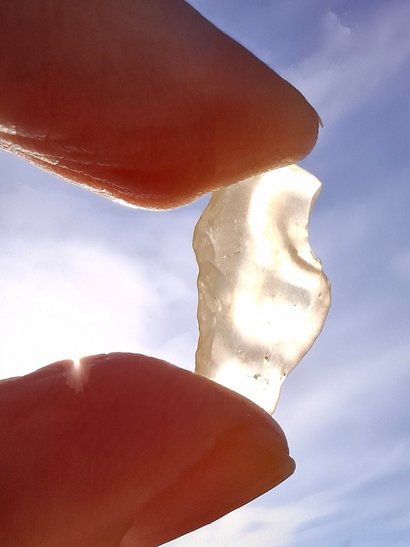 Libyan Desert Glass small piece, 1.22g, Tektite (Ref: L1348)
