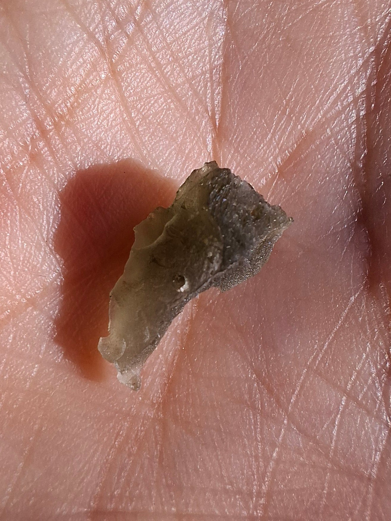 Moldavite Piece, 0.63g, Tektite (Ref: 1447)