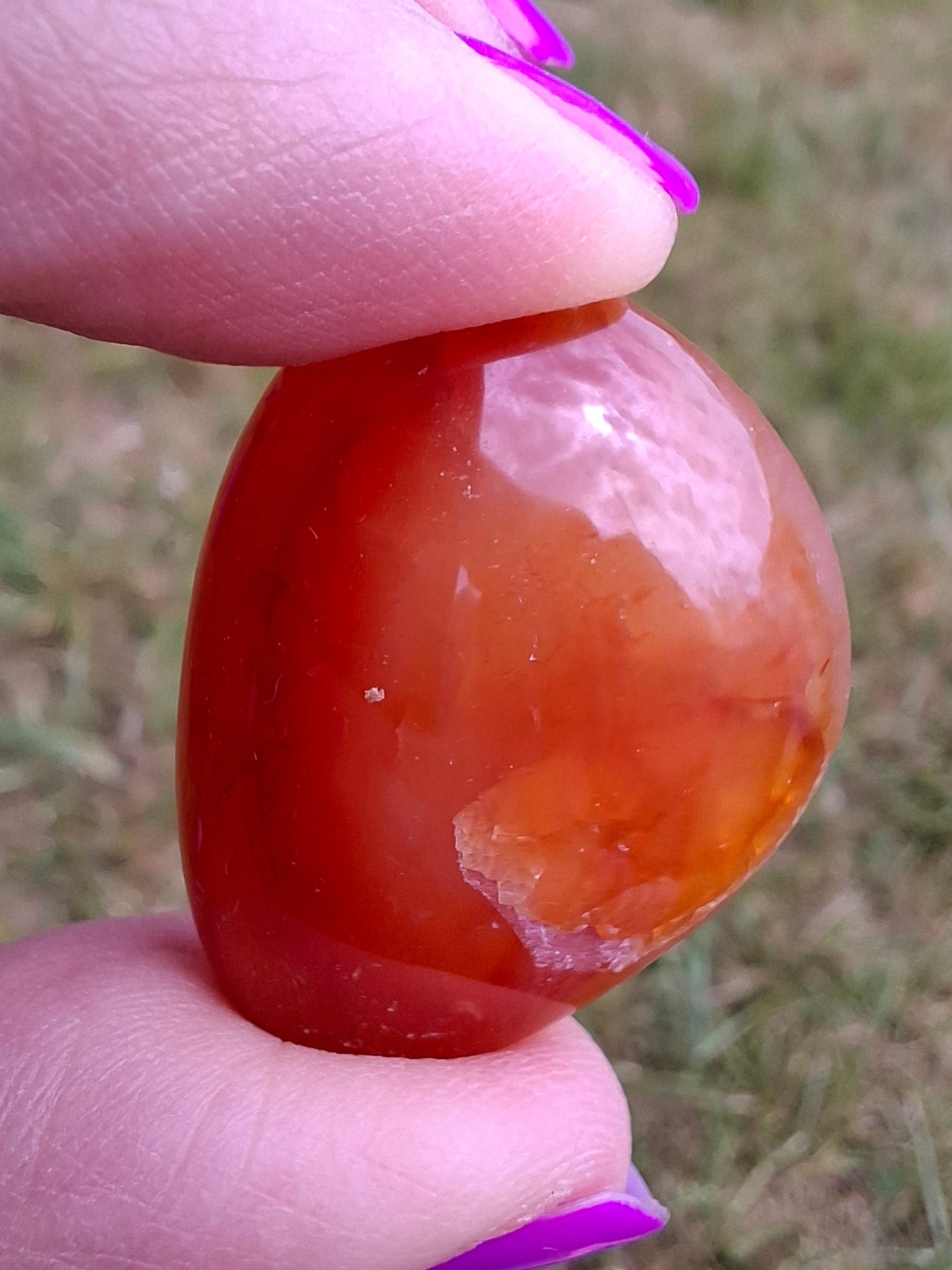 Carnelian, Tumble Stone, Crystal (Ref: T62)