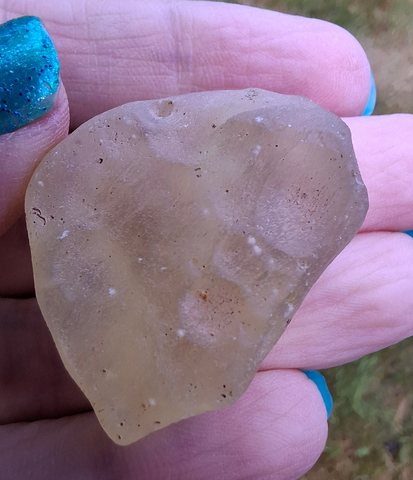 Libyan Desert Glass Piece, 12.30g, Tektite