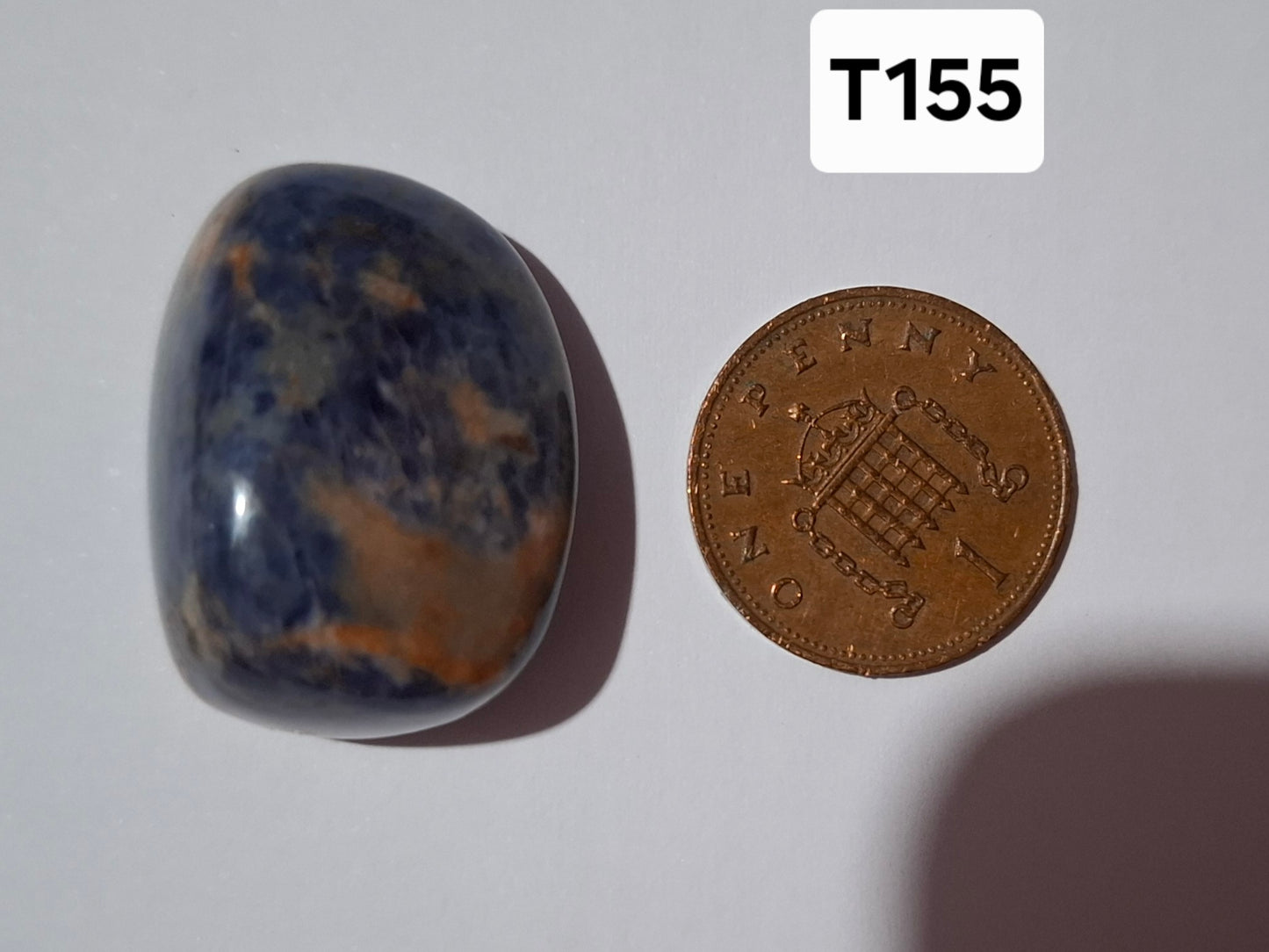 Sodalite, Tumble Stone, Crystal (Ref: T155)
