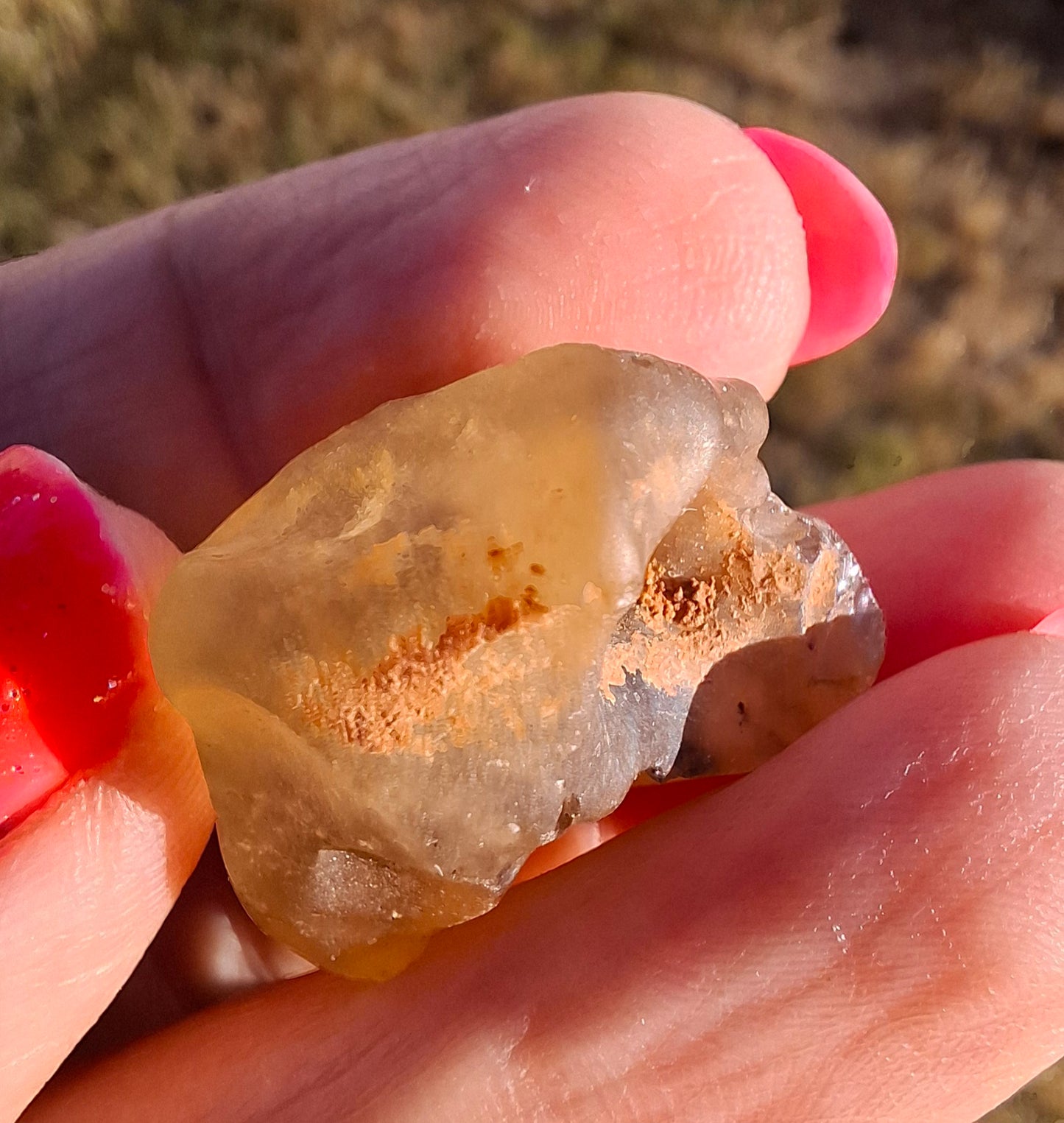 Libyan Desert Glass (darker) Piece, 10.32g, Tektite (Ref: L1376)