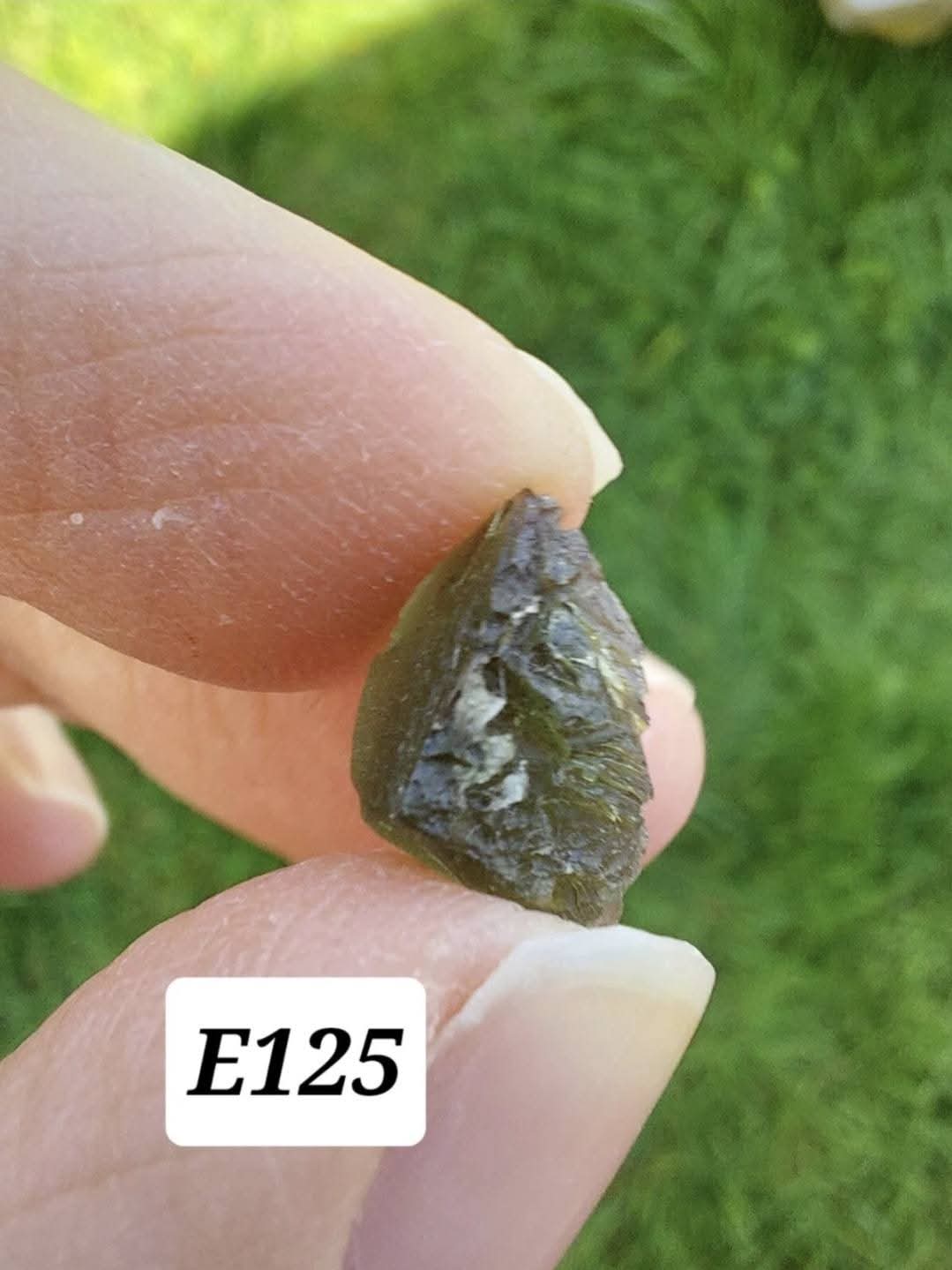 Moldavite Piece, 0.78g, Tektite (Ref: E125)