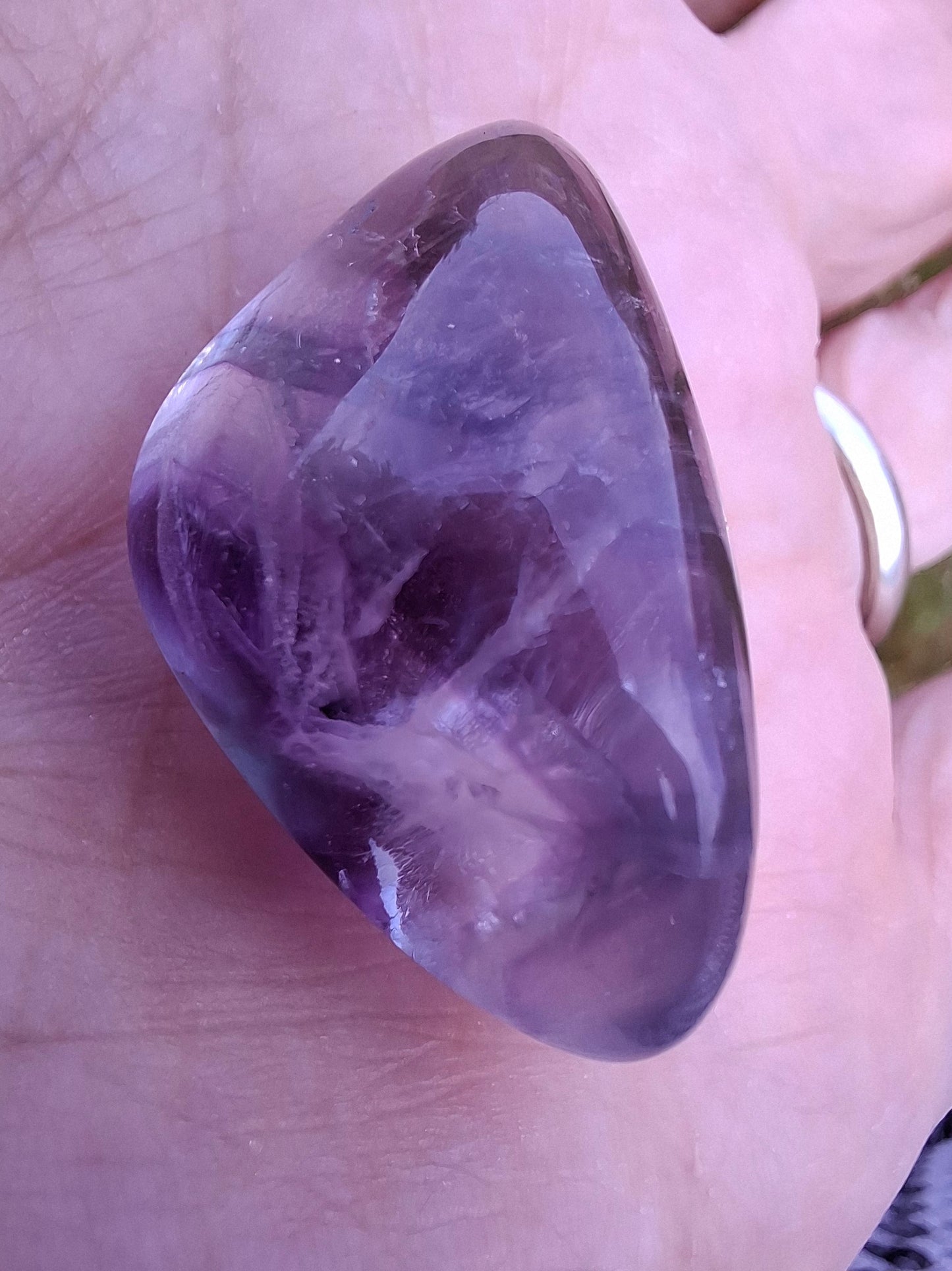 Fluorite, Tumble Stone, Crystal (Ref :T46)