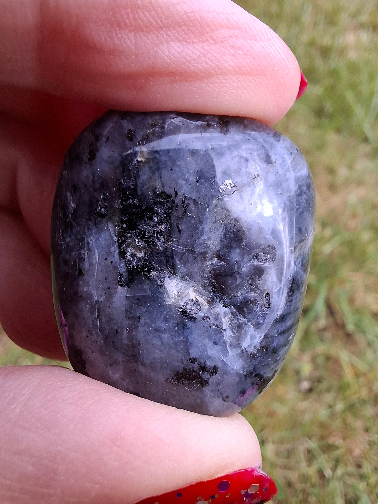 Larvikite, Tumble Stone, Crystal (Ref: T125)