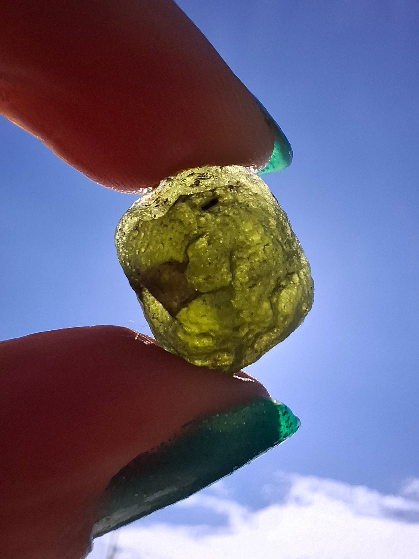 Moldavite Piece, 2.34g, Tektite (Ref: 1414)