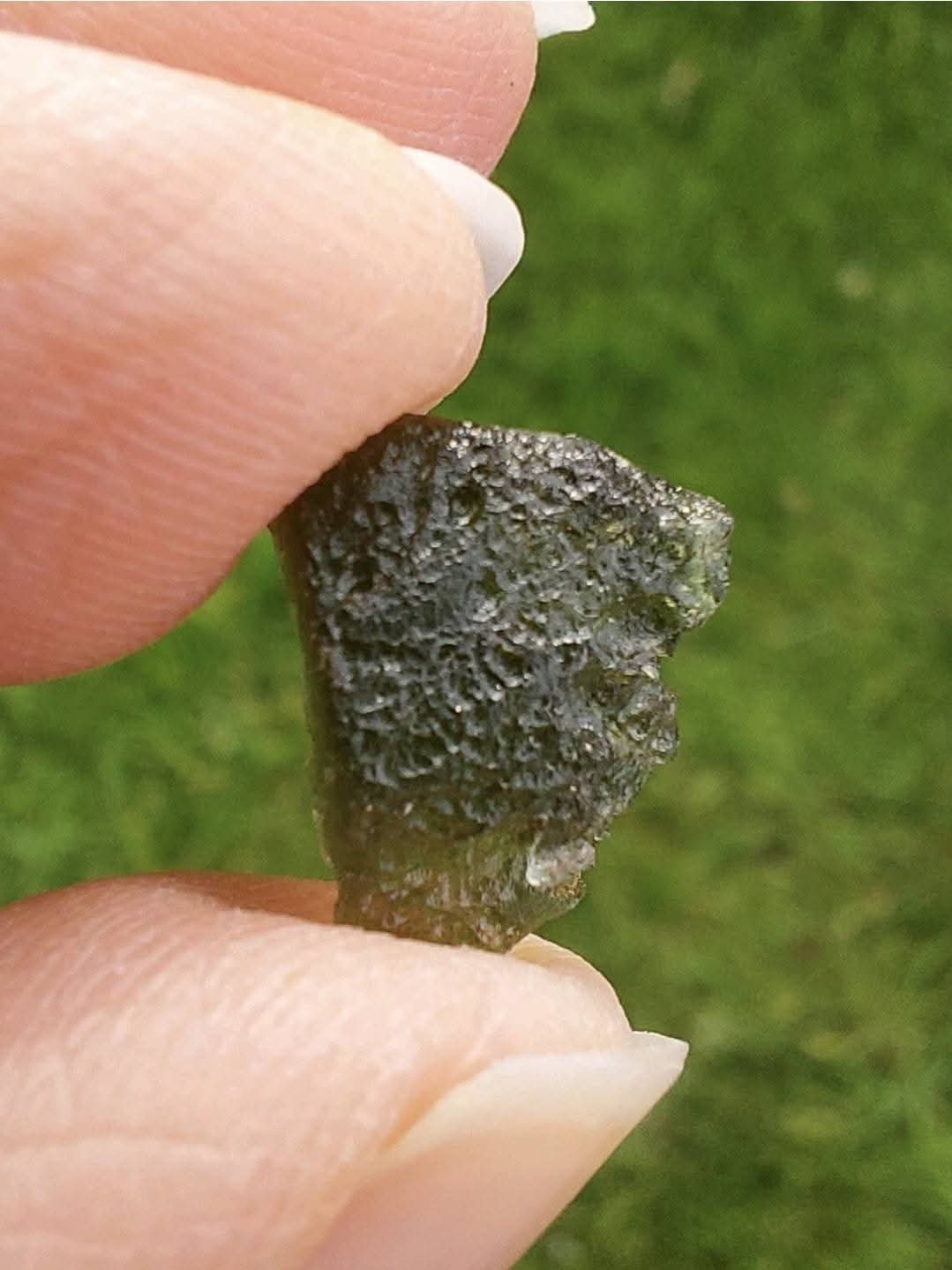 Moldavite Piece, NESMEN LES, 0.62g, Tektite (Ref: 840)
