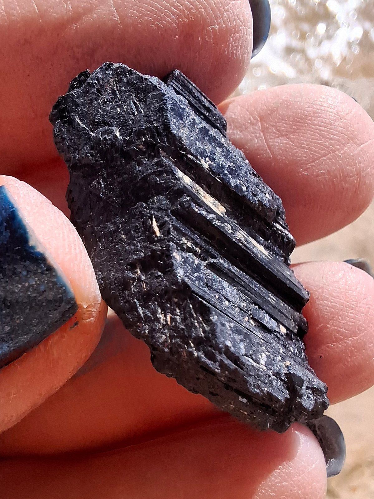 Black Tourmaline RAW, 8.73g, Crystal (Ref: RBT8)