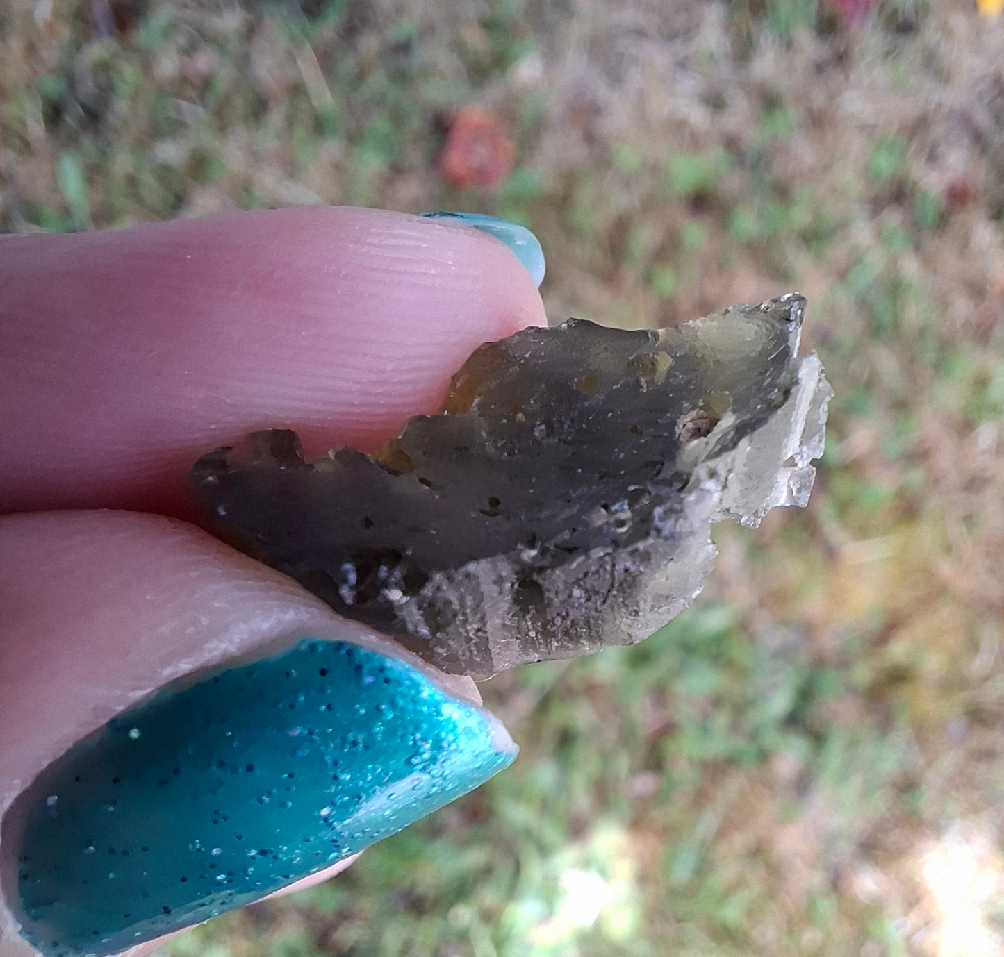 Moldavite Piece, 1.67g, Tektite (Ref: 1423)