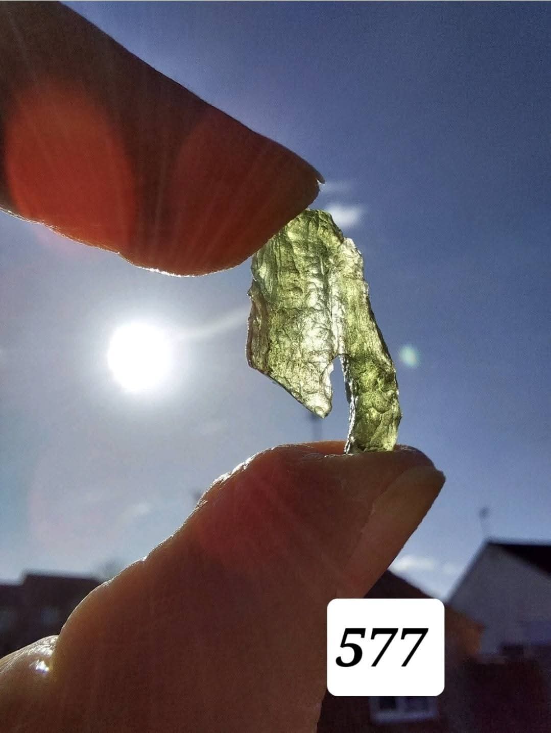 Moldavite Piece, 1.09g, Tektite (Ref: 577)