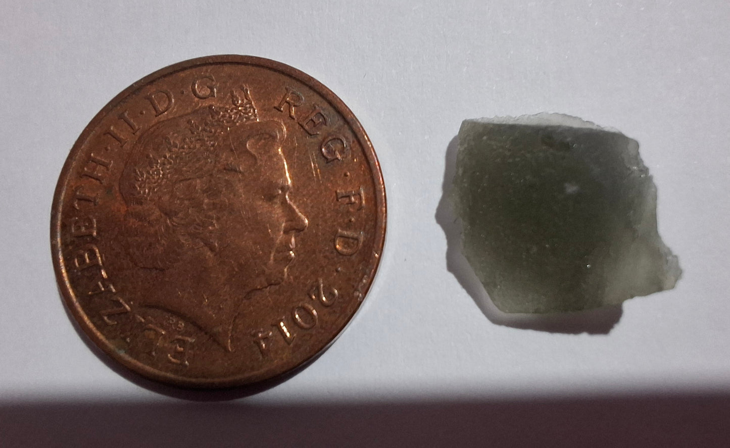 Moldavite Piece, 0.79g, Tektite (Ref: B9)