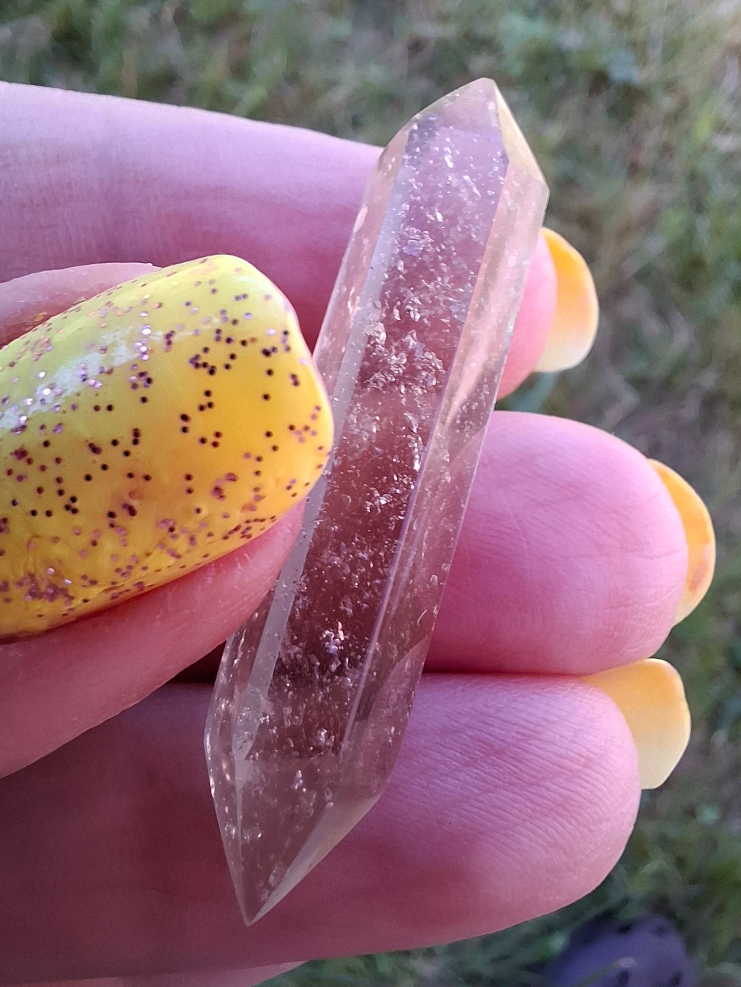 Libyan Desert Glass DT Carving, 4.22g, Tektite (Ref: LDT6)