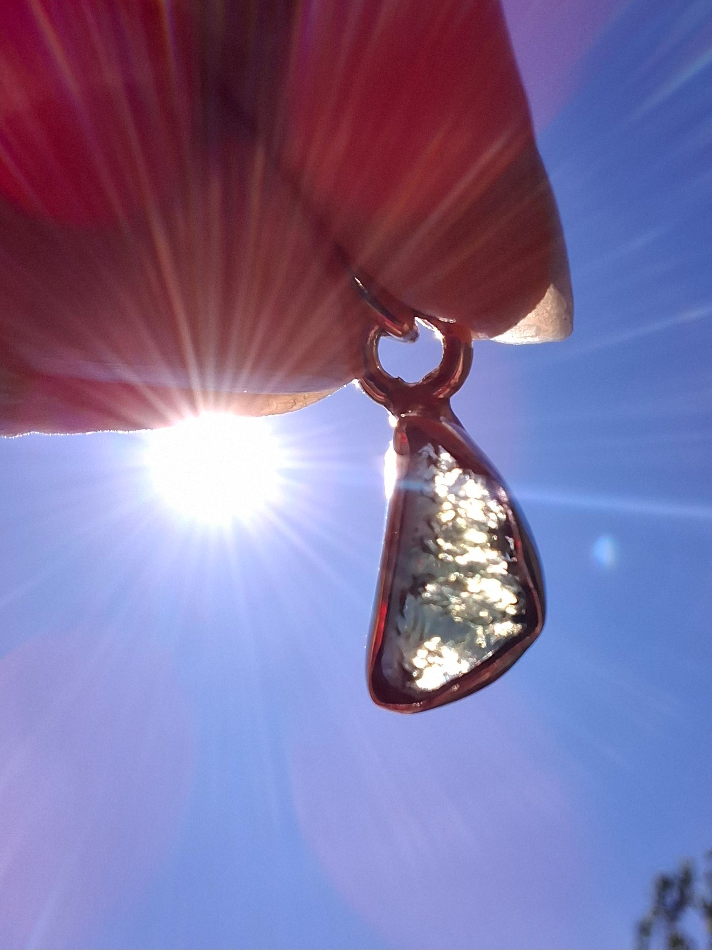 Moldavite Pendant, 925 Silver, Tektite (Ref: P33)