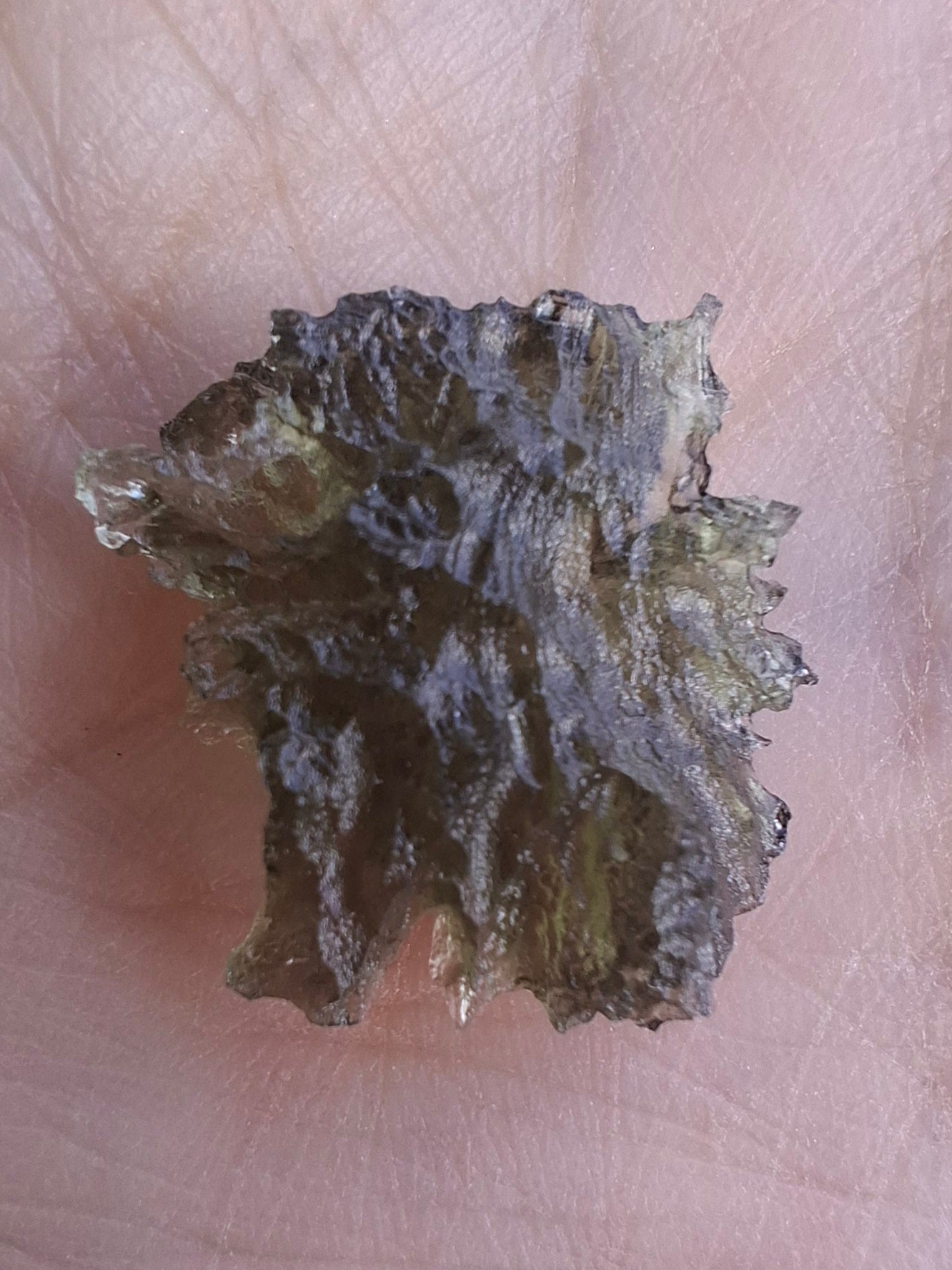 Moldavite Piece, JEZKOVNA BESEDNICE, 1.63g, Tektite (Ref: 1272)