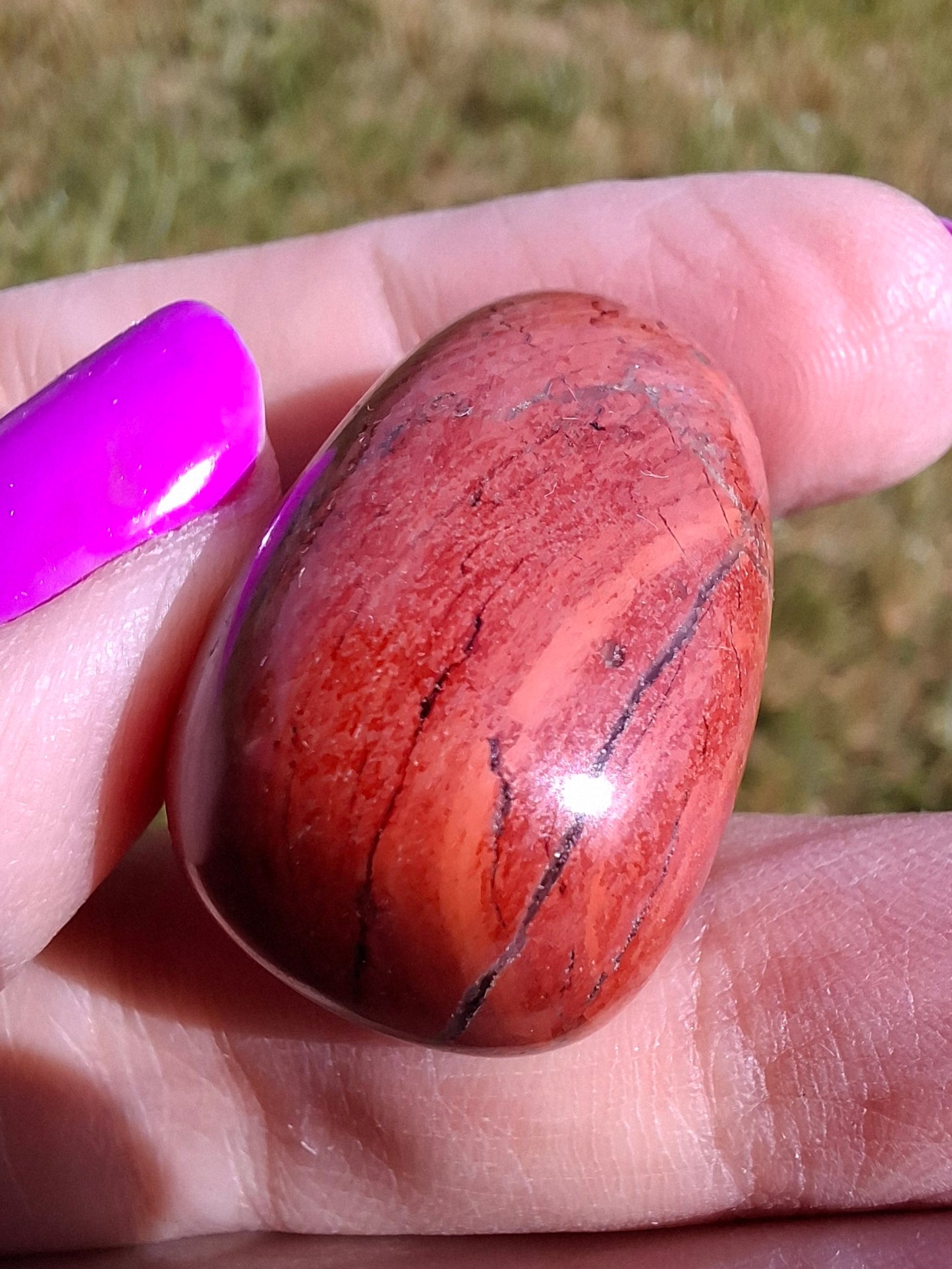 Red Jasper, Tumble Stone, Crystal (Ref: T90)