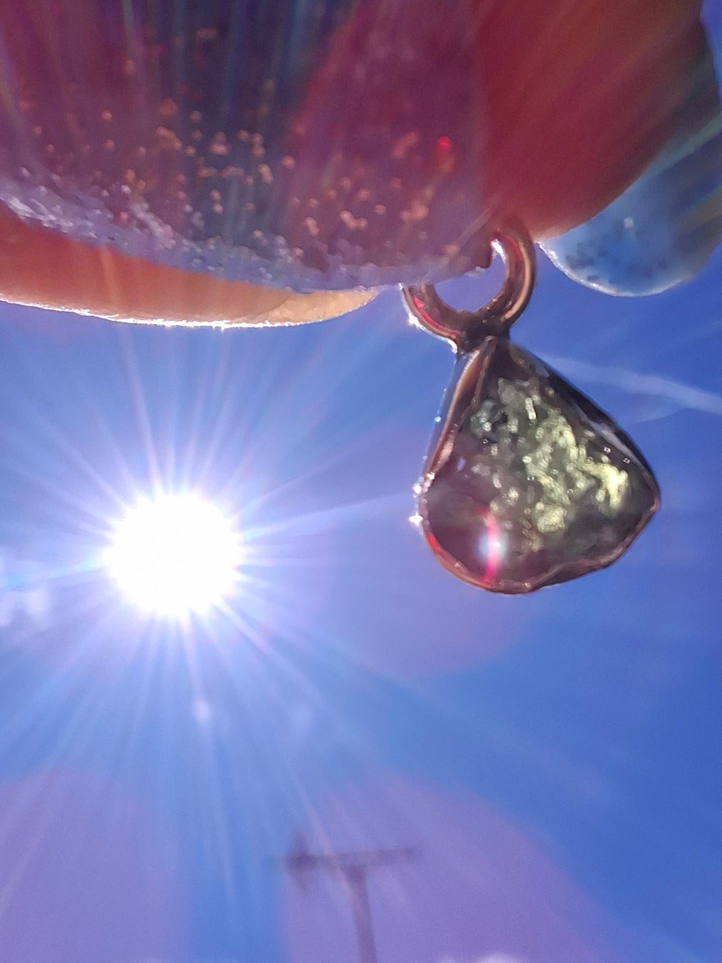 Moldavite Pendant, 925 Silver, Tektite (Ref: P85)