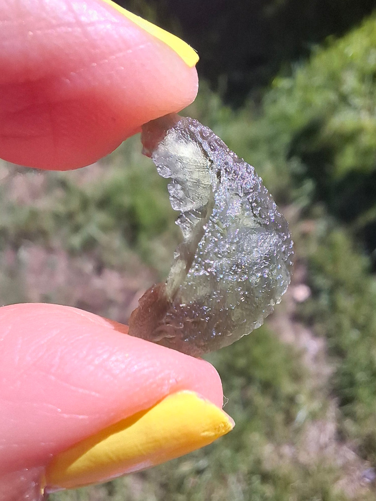 Moldavite Piece, 1.03g, Tektite (Ref: 1516)