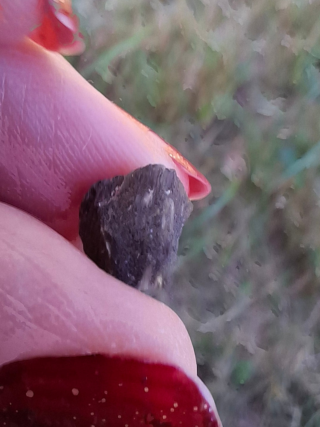 Moldavite Piece, 0.59g, Tektite (Ref: 1472)