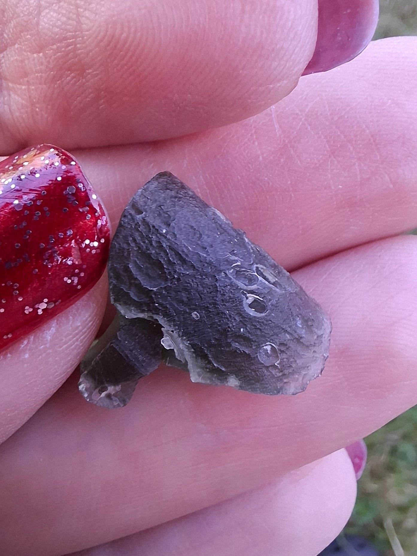 Moldavite Piece, 1.68g, Tektite (Ref: 1468)