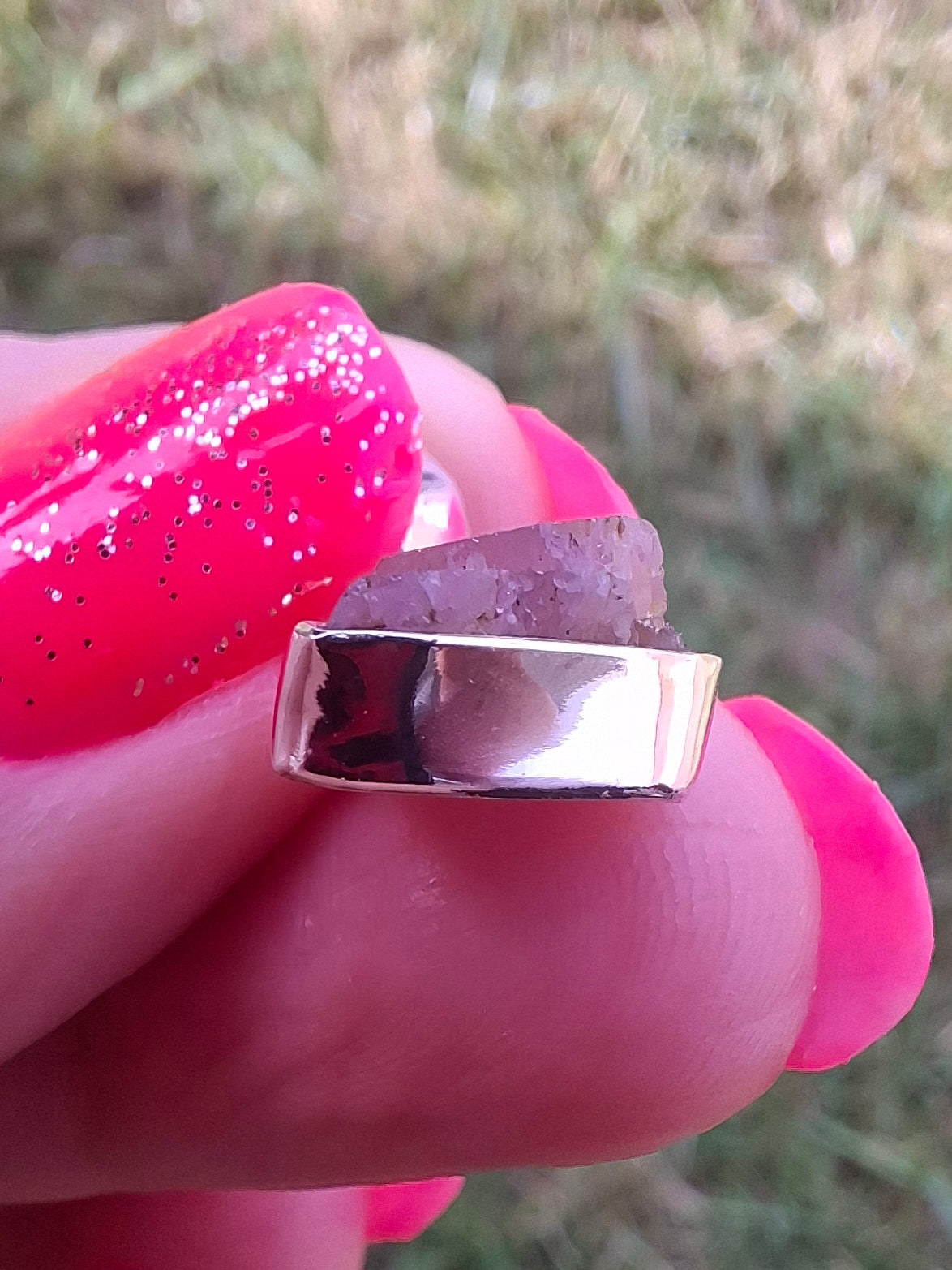 Pink Tourmaline Pendant, 925 Silver, Crystal (Ref: PT74)
