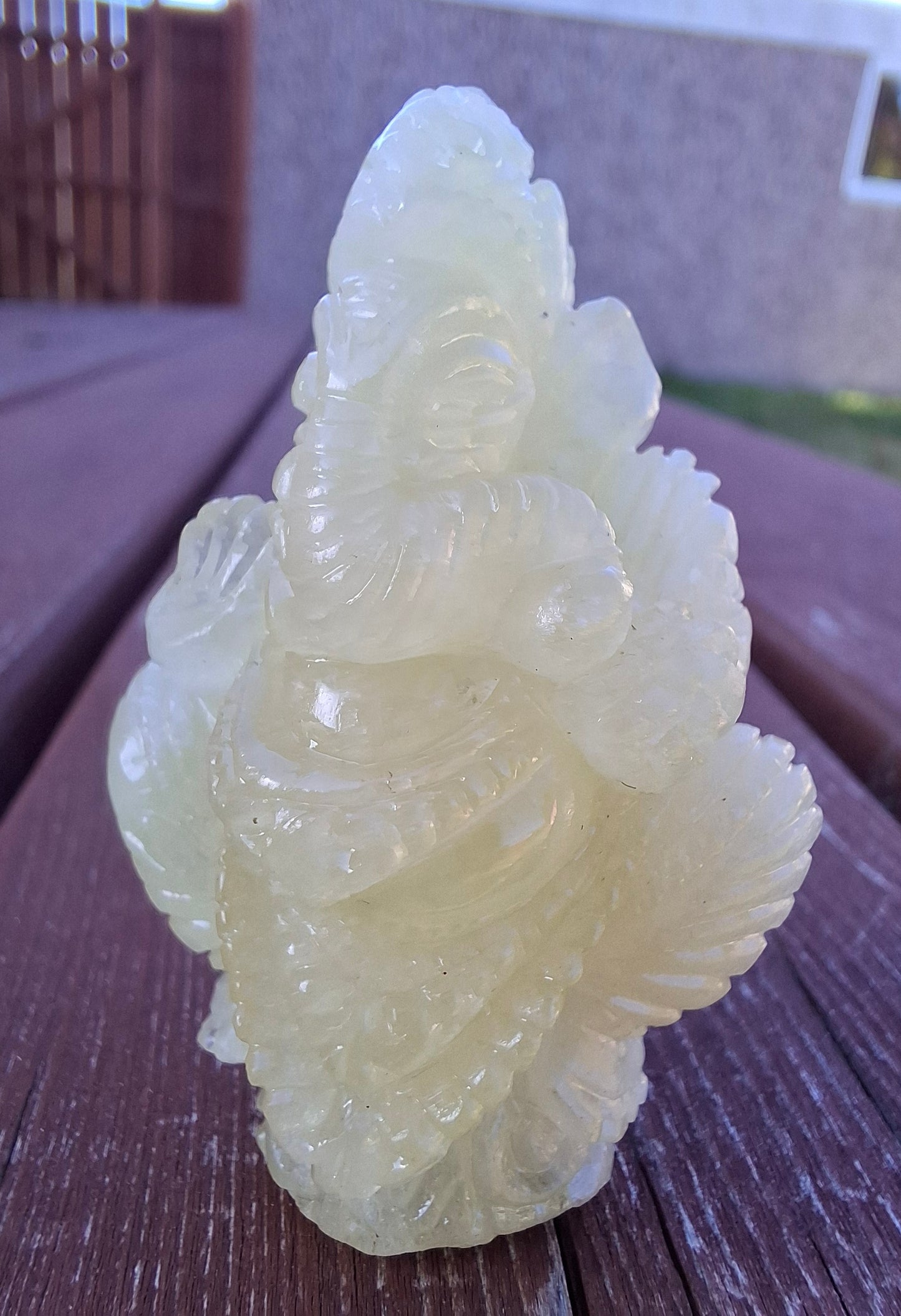 Libyan Desert Glass GANESHA craving, 31.21g, Tektite (Ref: Ganesha2)