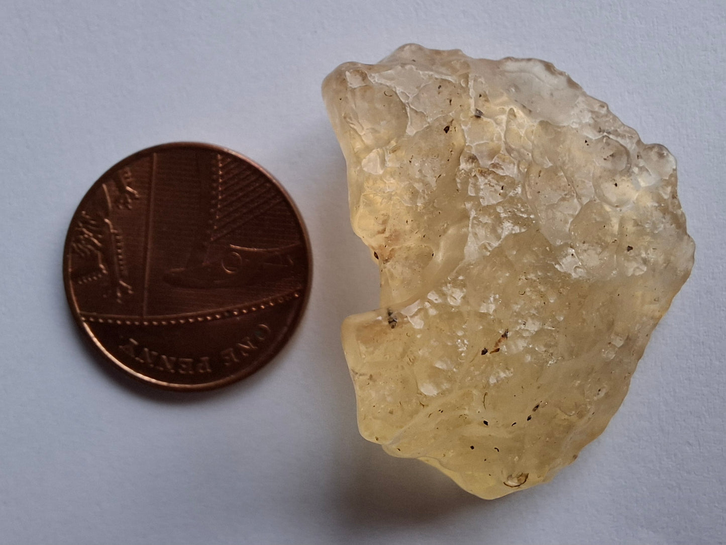 Libyan Desert Glass Piece, 10.00g, Tektite