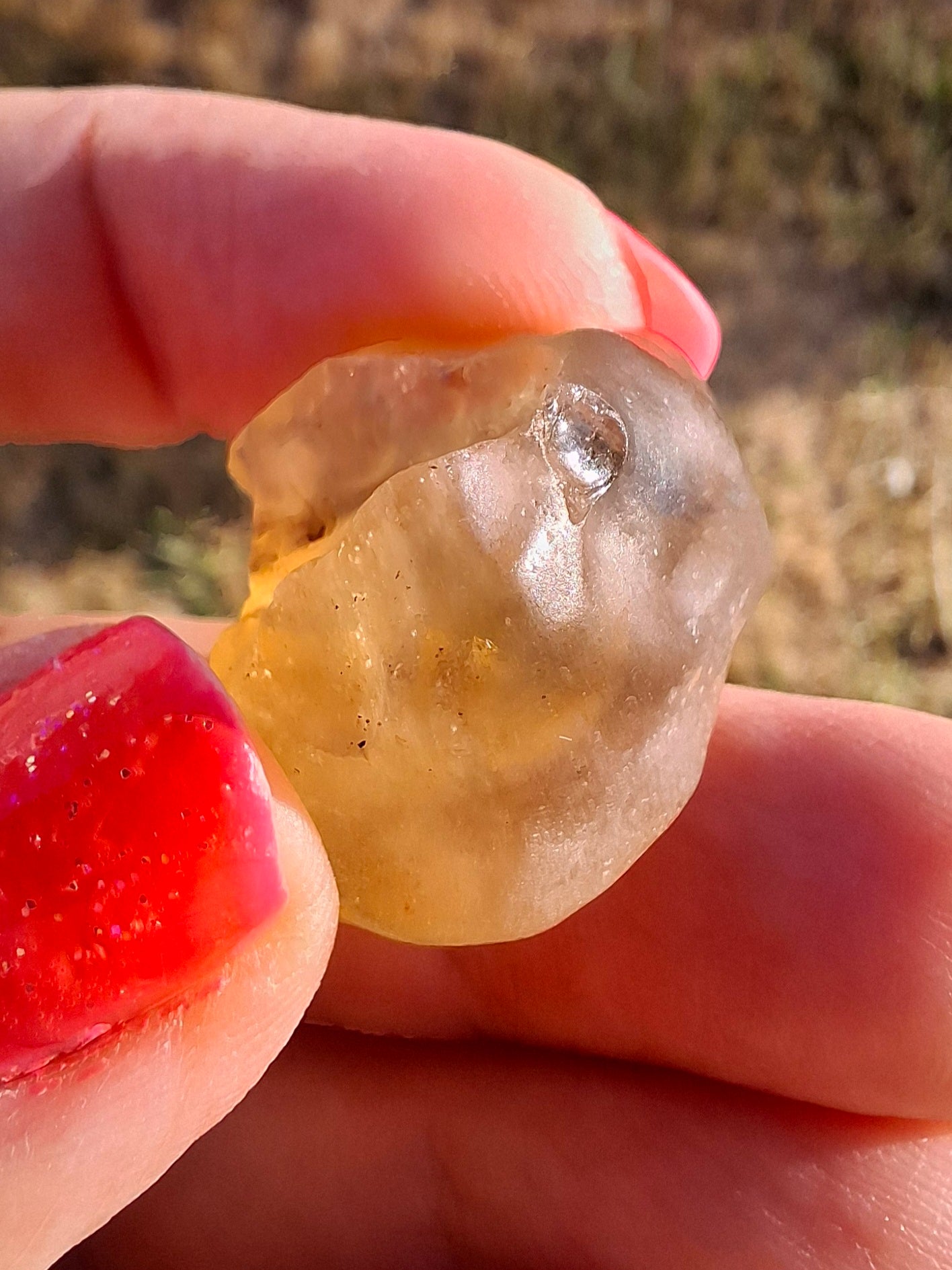 Libyan Desert Glass (darker) Piece, 10.32g, Tektite (Ref: L1376)