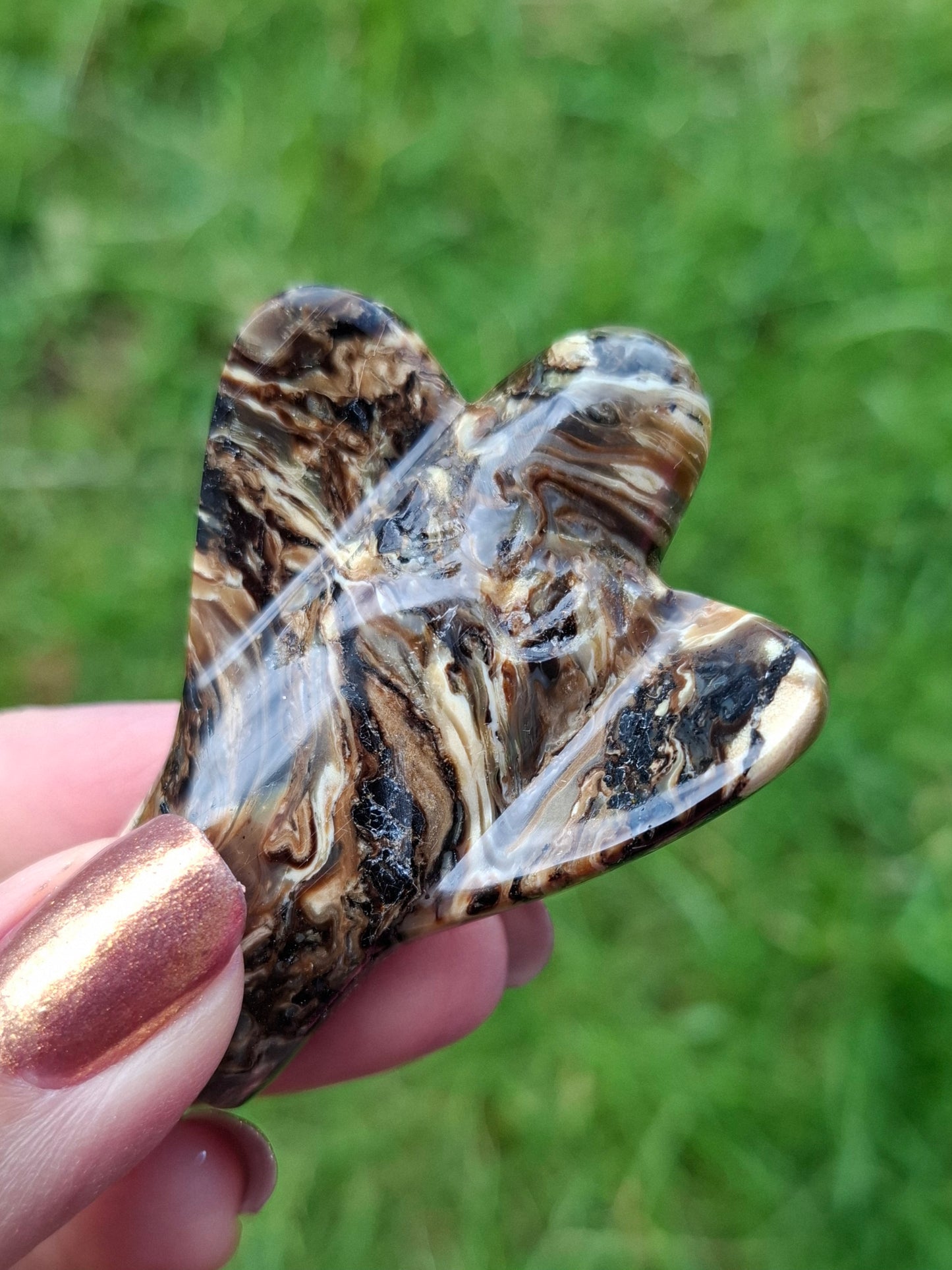 Red Amber Angel, 17.96g, Carving, Fossil (Ref: AA2)