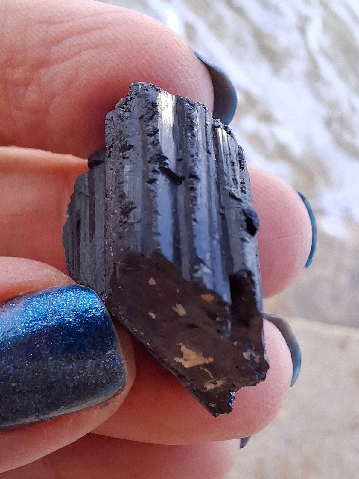 Black Tourmaline RAW, 11.70g, Crystal (Ref: RBT6)